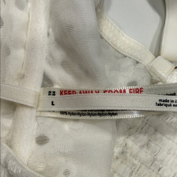 Anthropologie Cream Eyelet Lace Bralette - Picture 4 of 5